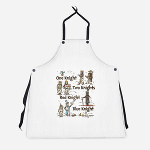 Red Knight Blue Knight-Unisex-Kitchen-Apron-kg07