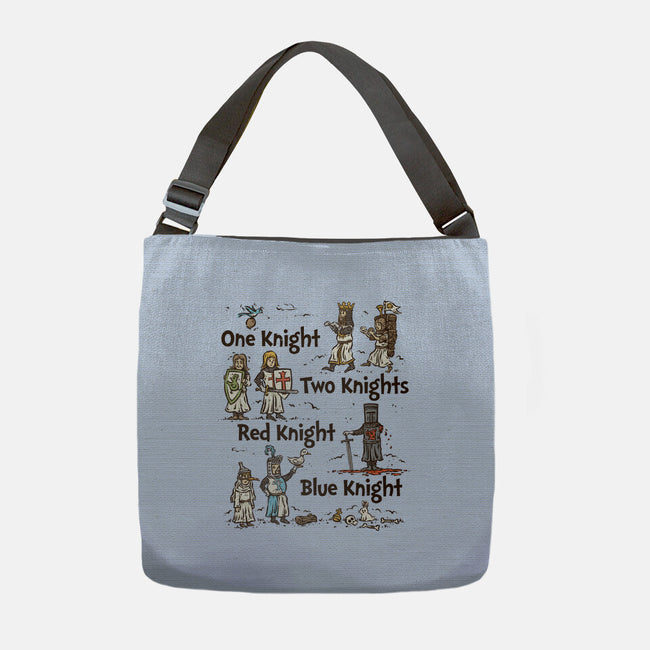 Red Knight Blue Knight-None-Adjustable Tote-Bag-kg07