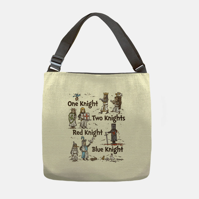 Red Knight Blue Knight-None-Adjustable Tote-Bag-kg07