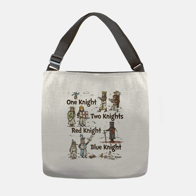 Red Knight Blue Knight-None-Adjustable Tote-Bag-kg07