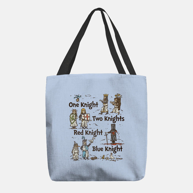 Red Knight Blue Knight-None-Basic Tote-Bag-kg07