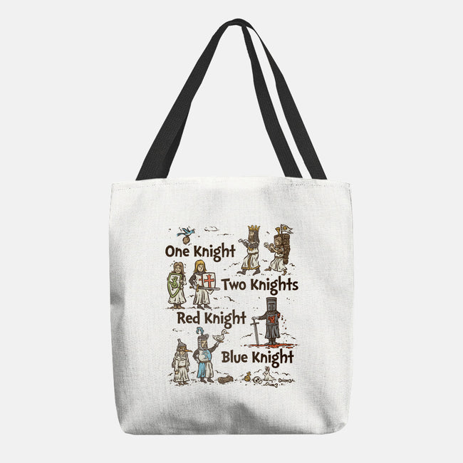 Red Knight Blue Knight-None-Basic Tote-Bag-kg07