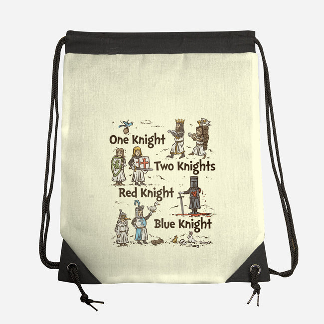 Red Knight Blue Knight-None-Drawstring-Bag-kg07