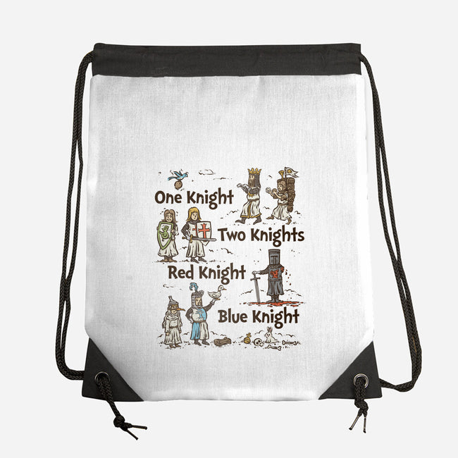 Red Knight Blue Knight-None-Drawstring-Bag-kg07
