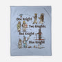 Red Knight Blue Knight-None-Fleece-Blanket-kg07