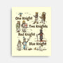 Red Knight Blue Knight-None-Stretched-Canvas-kg07
