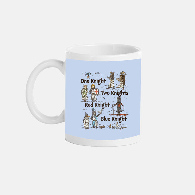 Red Knight Blue Knight-None-Mug-Drinkware-kg07