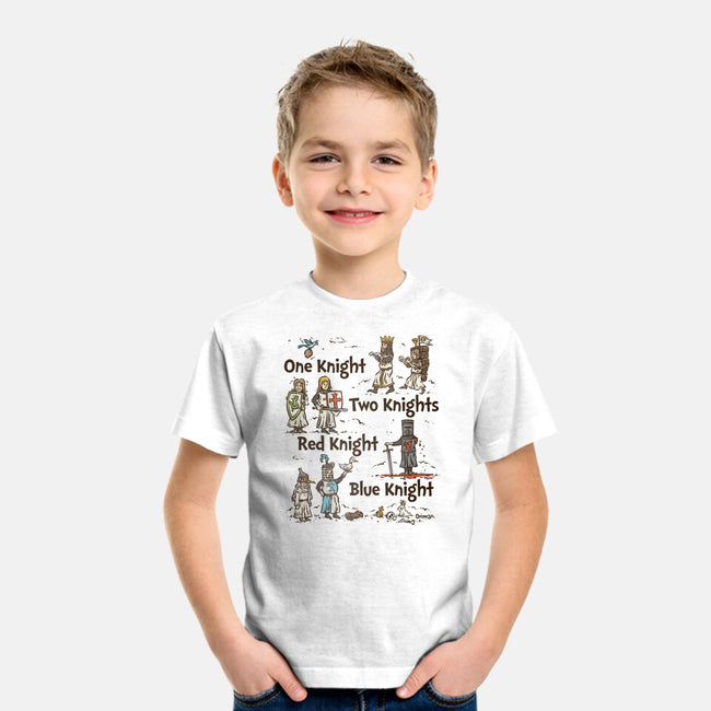 Red Knight Blue Knight-Youth-Basic-Tee-kg07