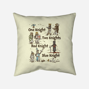 Red Knight Blue Knight-None-Removable Cover w Insert-Throw Pillow-kg07