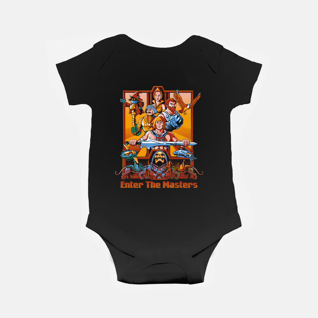 Enter The Masters-Baby-Basic-Onesie-goodidearyan