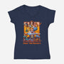 Enter The Masters-Womens-V-Neck-Tee-goodidearyan