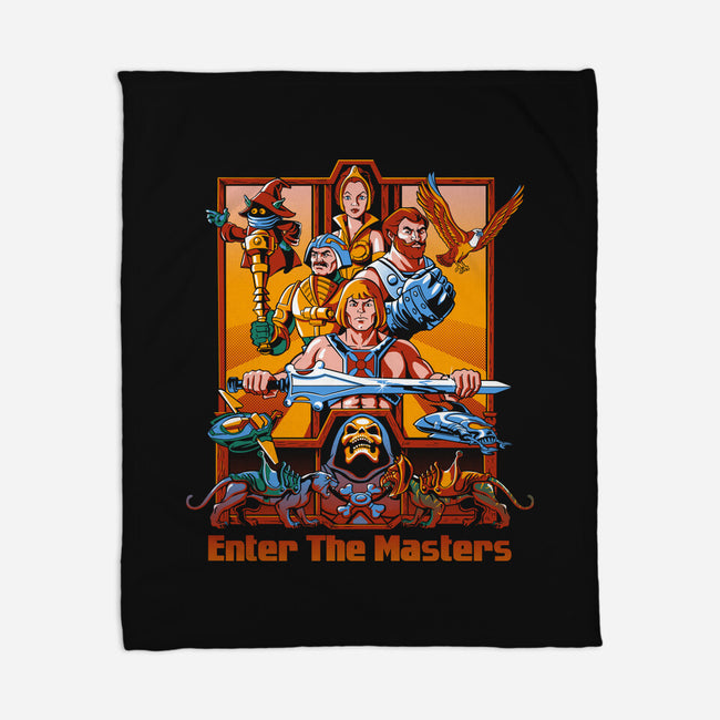 Enter The Masters-None-Fleece-Blanket-goodidearyan
