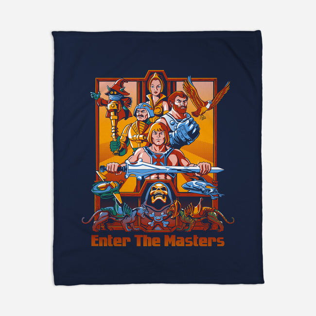 Enter The Masters-None-Fleece-Blanket-goodidearyan