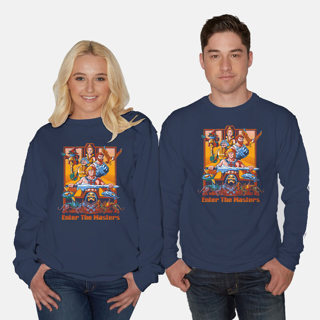Enter The Masters-Unisex-Crew Neck-Sweatshirt-goodidearyan