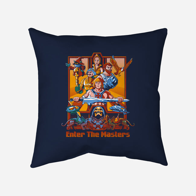 Enter The Masters-None-Removable Cover w Insert-Throw Pillow-goodidearyan