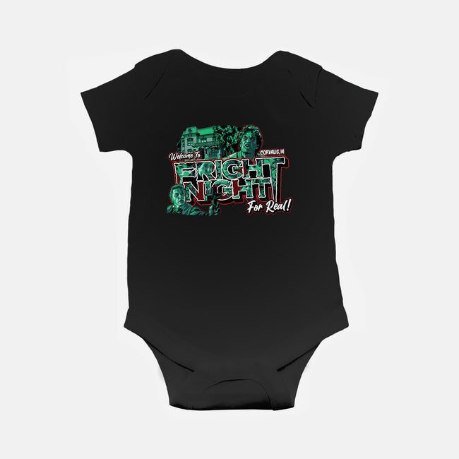 Welcome To Fright Night-Baby-Basic-Onesie-goodidearyan