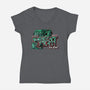 Welcome To Fright Night-Womens-V-Neck-Tee-goodidearyan