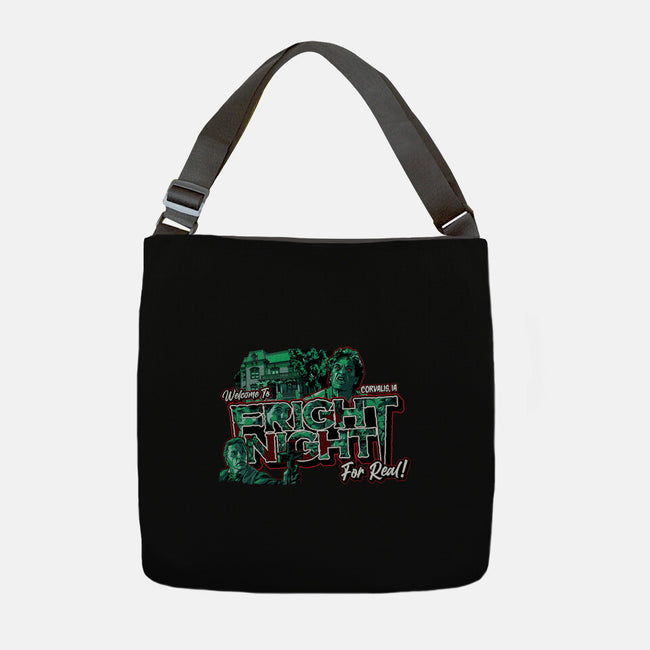 Welcome To Fright Night-None-Adjustable Tote-Bag-goodidearyan