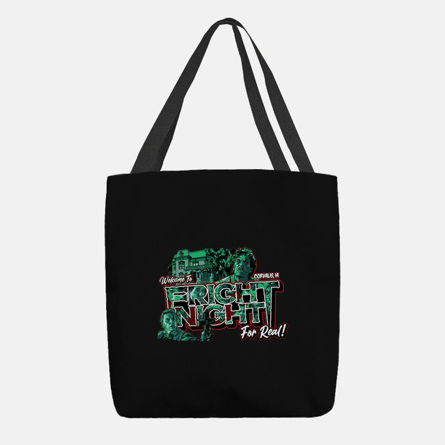 Welcome To Fright Night-None-Basic Tote-Bag-goodidearyan
