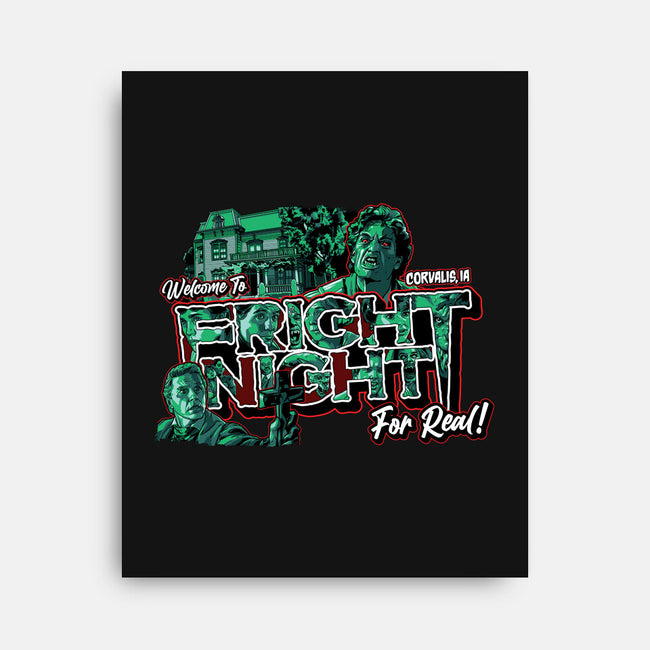 Welcome To Fright Night-None-Stretched-Canvas-goodidearyan