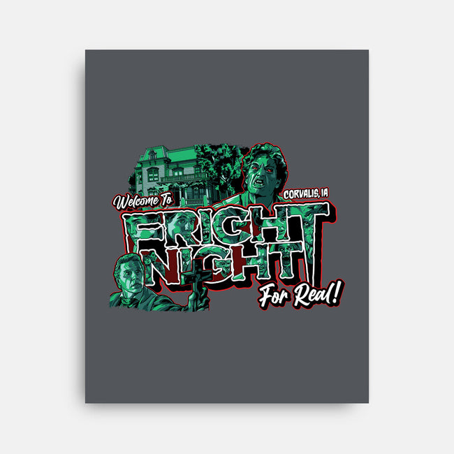 Welcome To Fright Night-None-Stretched-Canvas-goodidearyan