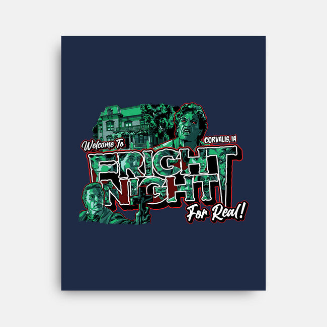 Welcome To Fright Night-None-Stretched-Canvas-goodidearyan