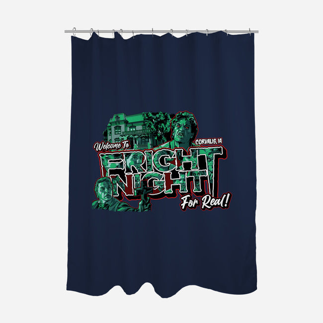 Welcome To Fright Night-None-Polyester-Shower Curtain-goodidearyan