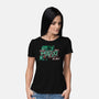 Welcome To Fright Night-Womens-Basic-Tee-goodidearyan