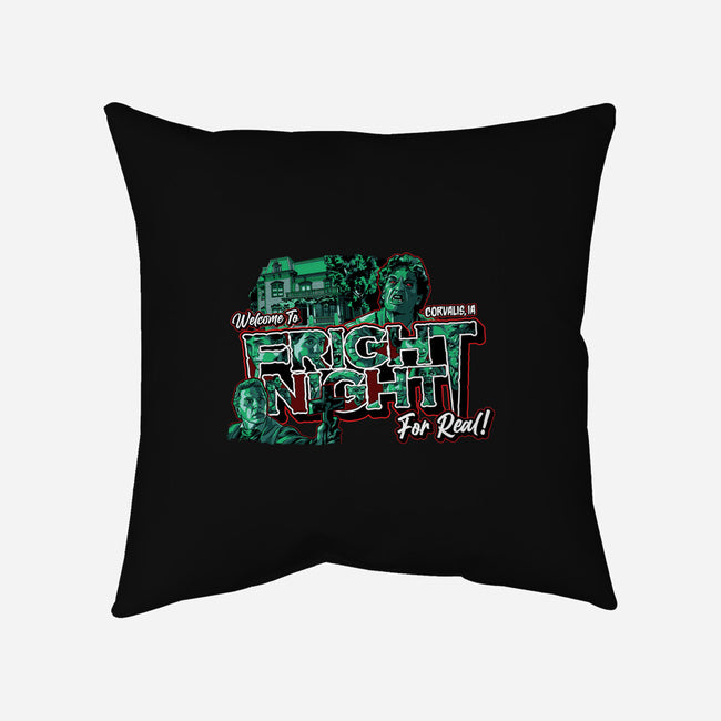 Welcome To Fright Night-None-Removable Cover w Insert-Throw Pillow-goodidearyan