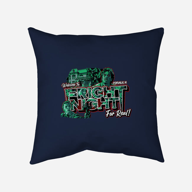 Welcome To Fright Night-None-Removable Cover w Insert-Throw Pillow-goodidearyan