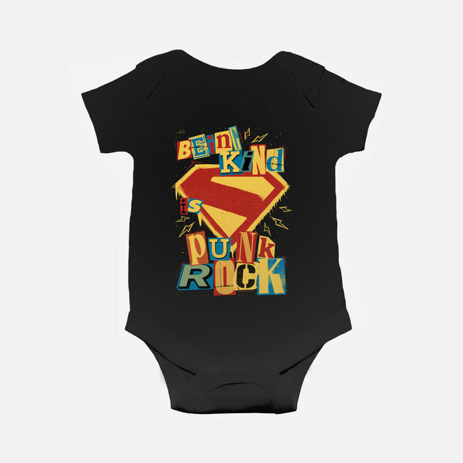 Kind Punk Superhero-Baby-Basic-Onesie-Studio Mootant