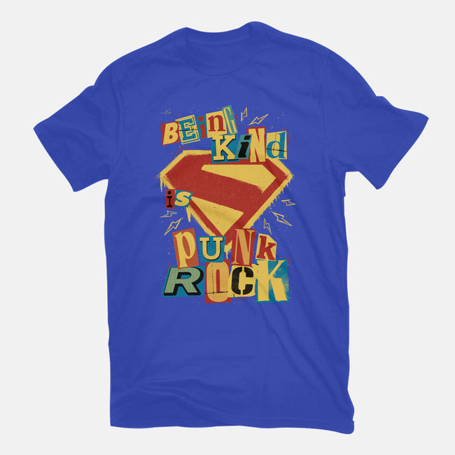 Kind Punk Superhero-Womens-Basic-Tee-Studio Mootant