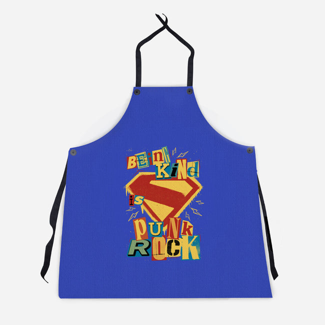 Kind Punk Superhero-Unisex-Kitchen-Apron-Studio Mootant