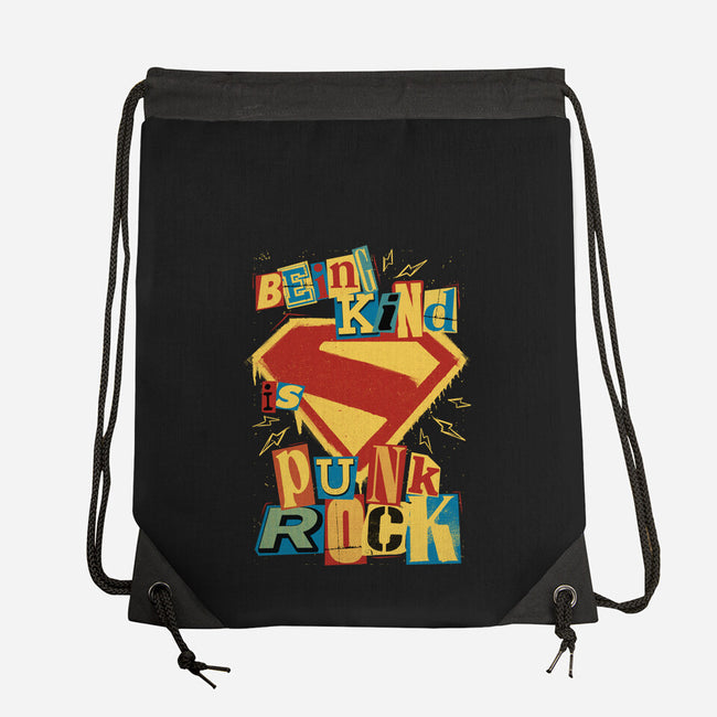 Kind Punk Superhero-None-Drawstring-Bag-Studio Mootant