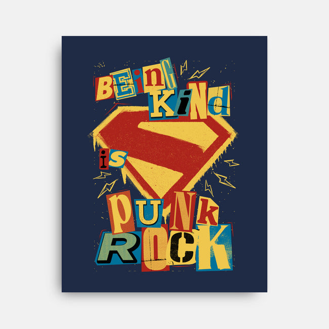 Kind Punk Superhero-None-Stretched-Canvas-Studio Mootant