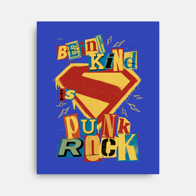 Kind Punk Superhero-None-Stretched-Canvas-Studio Mootant
