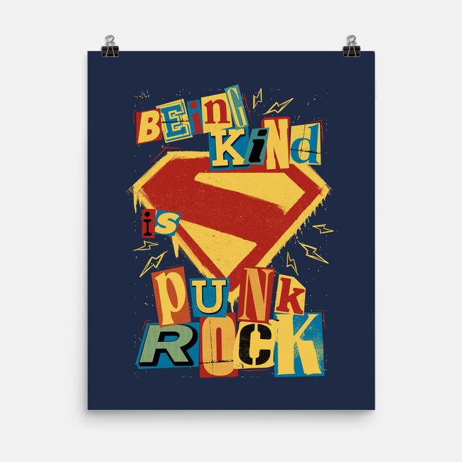 Kind Punk Superhero-None-Matte-Poster-Studio Mootant