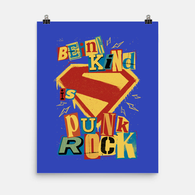 Kind Punk Superhero-None-Matte-Poster-Studio Mootant