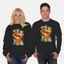 Kind Punk Superhero-Unisex-Crew Neck-Sweatshirt-Studio Mootant