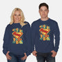 Kind Punk Superhero-Unisex-Crew Neck-Sweatshirt-Studio Mootant
