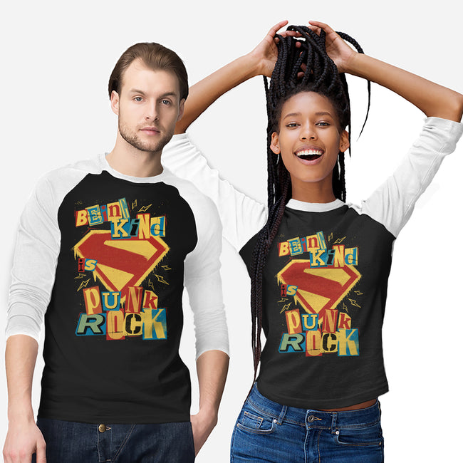 Kind Punk Superhero-Unisex-Baseball-Tee-Studio Mootant