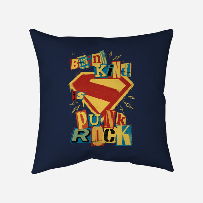 Kind Punk Superhero-None-Removable Cover w Insert-Throw Pillow-Studio Mootant