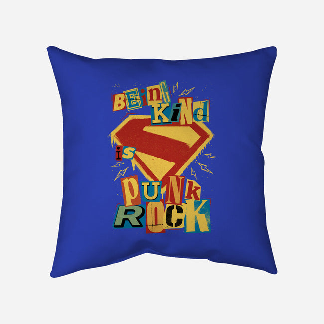 Kind Punk Superhero-None-Removable Cover w Insert-Throw Pillow-Studio Mootant