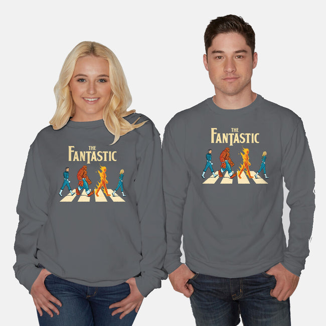 Fantastic Road-Unisex-Crew Neck-Sweatshirt-teesgeex