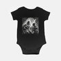 Father And Son Under The Rain-Baby-Basic-Onesie-zascanauta
