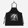Father And Son Under The Rain-Unisex-Kitchen-Apron-zascanauta
