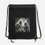 Father And Son Under The Rain-None-Drawstring-Bag-zascanauta