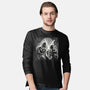Father And Son Under The Rain-Mens-Long Sleeved-Tee-zascanauta