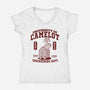 University Of Nonsense-Womens-V-Neck-Tee-Popnotic