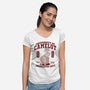 University Of Nonsense-Womens-V-Neck-Tee-Popnotic